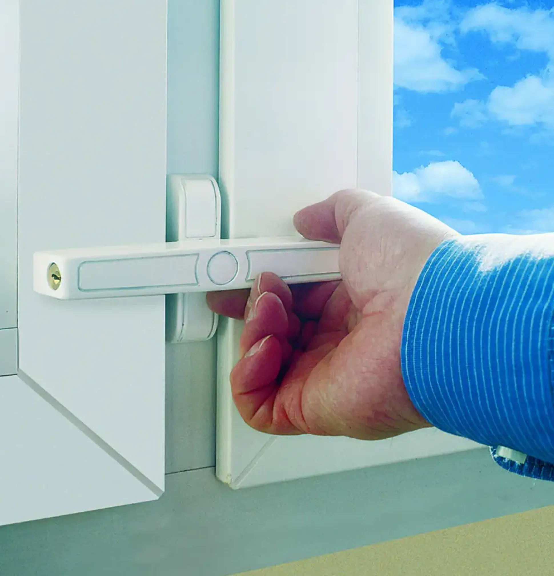Abus Fenstersicherung weiß