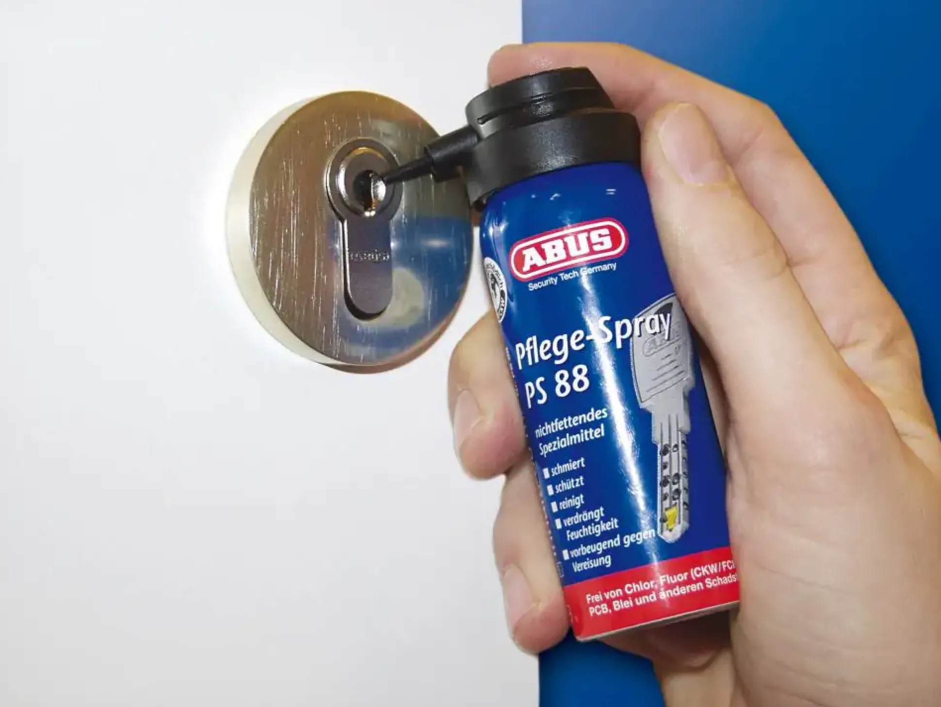 Abus Pflegespray PS 88 für Türschlösser, Schliesszylinder 50 ml