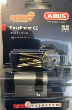 Abus Profilzylinder GZ 10/30 mm