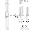 Abus Stangenset FOS550 1W