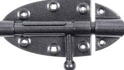 Alberts Duravis Bolzenriegel Ø16 schwarz diamant, 112 x 72 Ø 16 mm