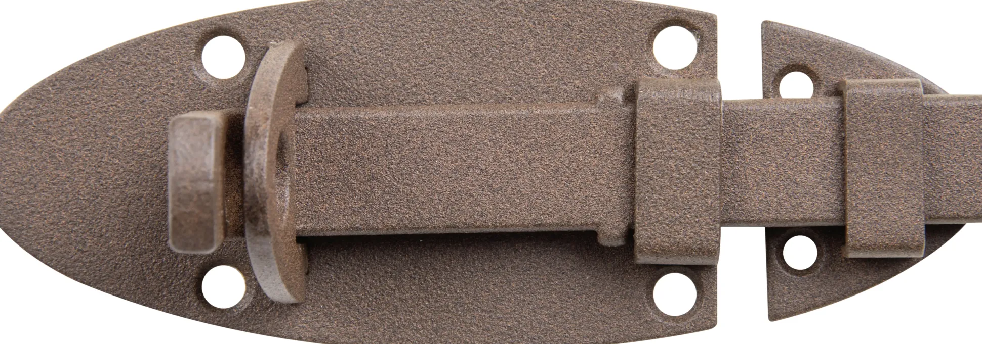 Alberts Duravis Schlossriegel rostbraun, 90 x 44 mm