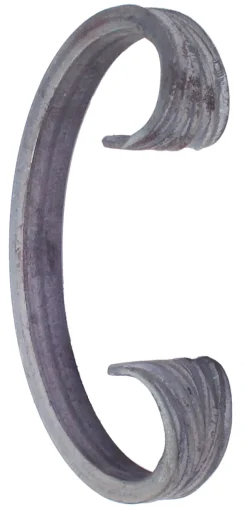 Alberts Geländerschnörkel 60x110mm Stahl, roh