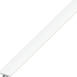 alfer Abdeckprofil 1 m, 16 mm PVC (Kunststoff) glatt weiss