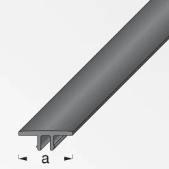 alfer Abdeckprofil 1 m, 16 mm PVC (Kunststoff) glatt weiss