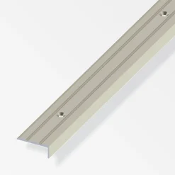alfer Abschlussprofil 2 m, 25 x 10 mm Aluminium eloxiert titan