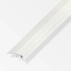 alfer Abschluss-Profil, 12,5 mm 2 m, 32 x 12.5 mm Edelstahl Optik