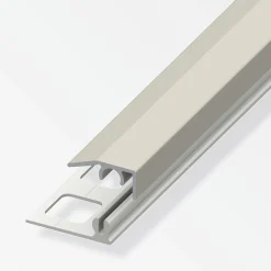 alfer Abschluss-Profil, 8,5 mm 2 m, 19.5 x 7 mm Aluminium eloxiert titan