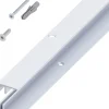 alfer Abschluss-Profil, Träger-Profil 2 m, 21 x 10.5 x 7 - 15 mm silber