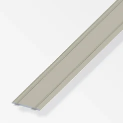 alfer Übergangsprofil 1 m, 30 x 2 mm Aluminium eloxiert titan
