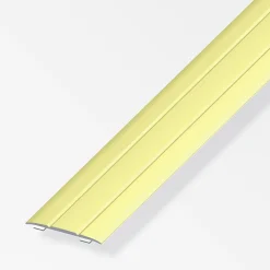 alfer Übergangsprofil 2 m, 37 x 2.5 mm Aluminium eloxiert messing