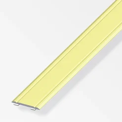alfer Übergangsprofil 1 m, 30 x 2 mm Aluminium eloxiert messing