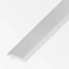 alfer Übergangsprofil 1 m, 30 x 5 mm Alu eloxiert gebürstet grau