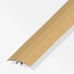 alfer Übergangs-Profil 1 m, 46 mm Aluminium beschichtet sublimiert buche