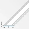 alfer Übergangsprofil 2 m, 30 x 2 mm Aluminium eloxiert messing