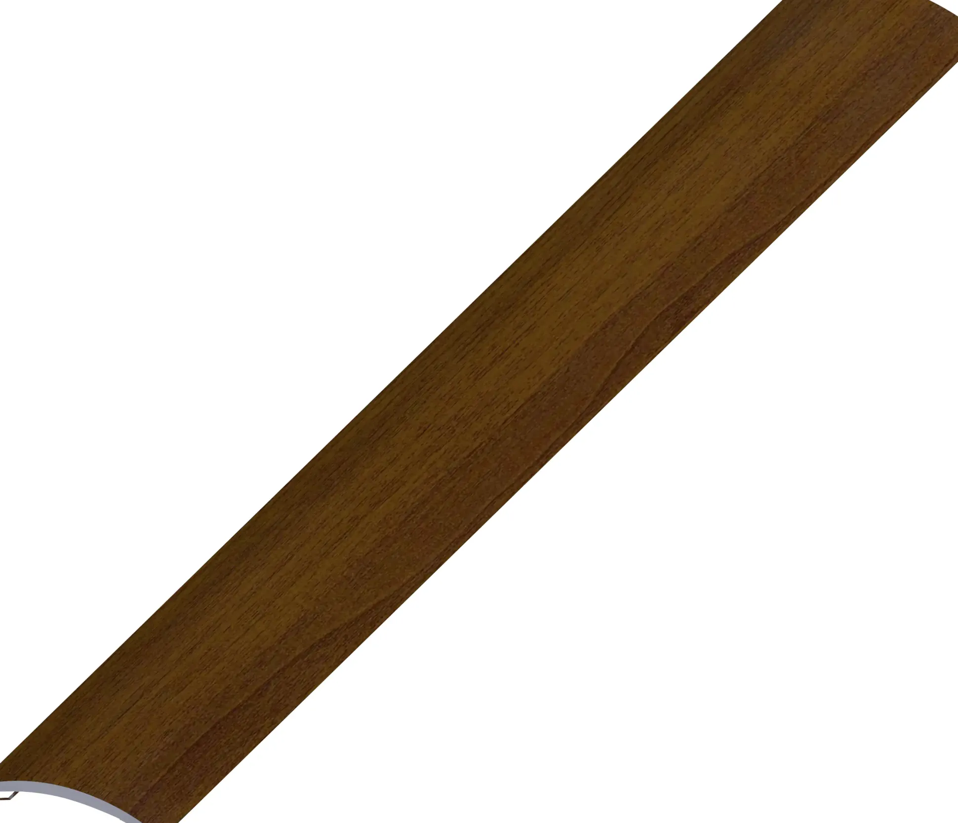 alfer Übergangsprofil 1 m, 30 x 5 mm Alu beschichtet sublimiert nussbaum