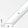 alfer Übergangsprofil 2 m, 30 x 4 mm EdelStahl roh natur