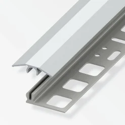 alfer Übergangs-Profil 1 m, 25 x 7 mm Alu eloxiert Edelstahl Optik