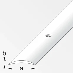 alfer Übergangsprofil 2 m, 40 x 5 mm Aluminium eloxiert messing