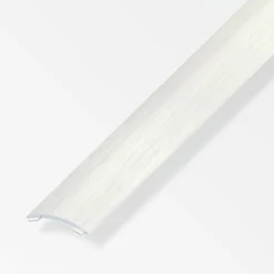 alfer Übergangsprofil 2 m, 30 x 5 mm Alu eloxiert gebürstet Edelstahl Optik