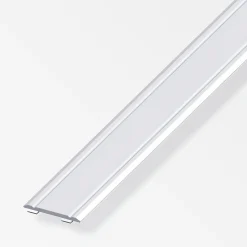 alfer Übergangsprofil 2 m, 30 x 2 mm Aluminium eloxiert silber