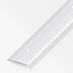 alfer Übergangsprofil 1 m, 37 x 2.5 mm Aluminium eloxiert silber
