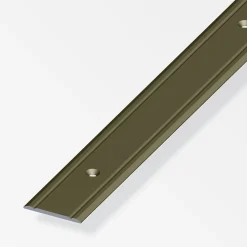 alfer Übergangsprofil 2 m, 30 x 2 mm Aluminium eloxiert bronze