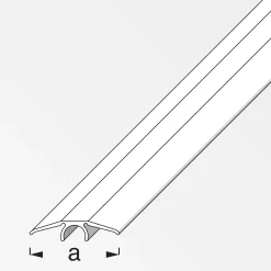 alfer Übergangs-Profil 2 m, 33 mm Aluminium beschichtet sublimiert buche