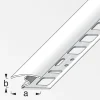 alfer Übergangsprofil 1 m, 26 x 8 mm Aluminium eloxiert messing