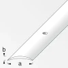 alfer Übergangsprofil 1 m, 30 x 5 mm Aluminium eloxiert silber