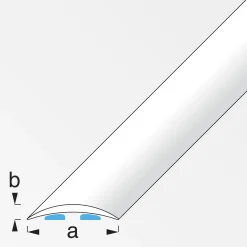 alfer Übergangsprofil 1 m, 40 x 5 mm Alu beschichtet sublimiert eiche