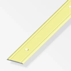 alfer Übergangsprofil 1 m, 30 x 2 mm Aluminium eloxiert messing