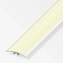 alfer Übergangsprofil 1 m, 46 mm Aluminium eloxiert champagner