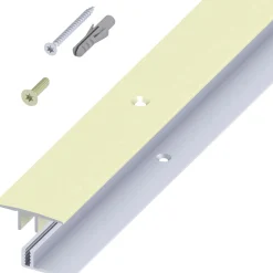 alfer Übergangs-Profil und Träger-Profil 2 m, 33 x 7 - 15 mm Alu champagn