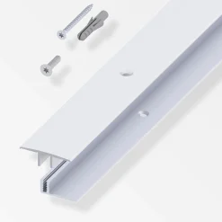 alfer Übergangs-Profil und Träger-Profil 2 m, 33 x 7 - 15 mm Alu