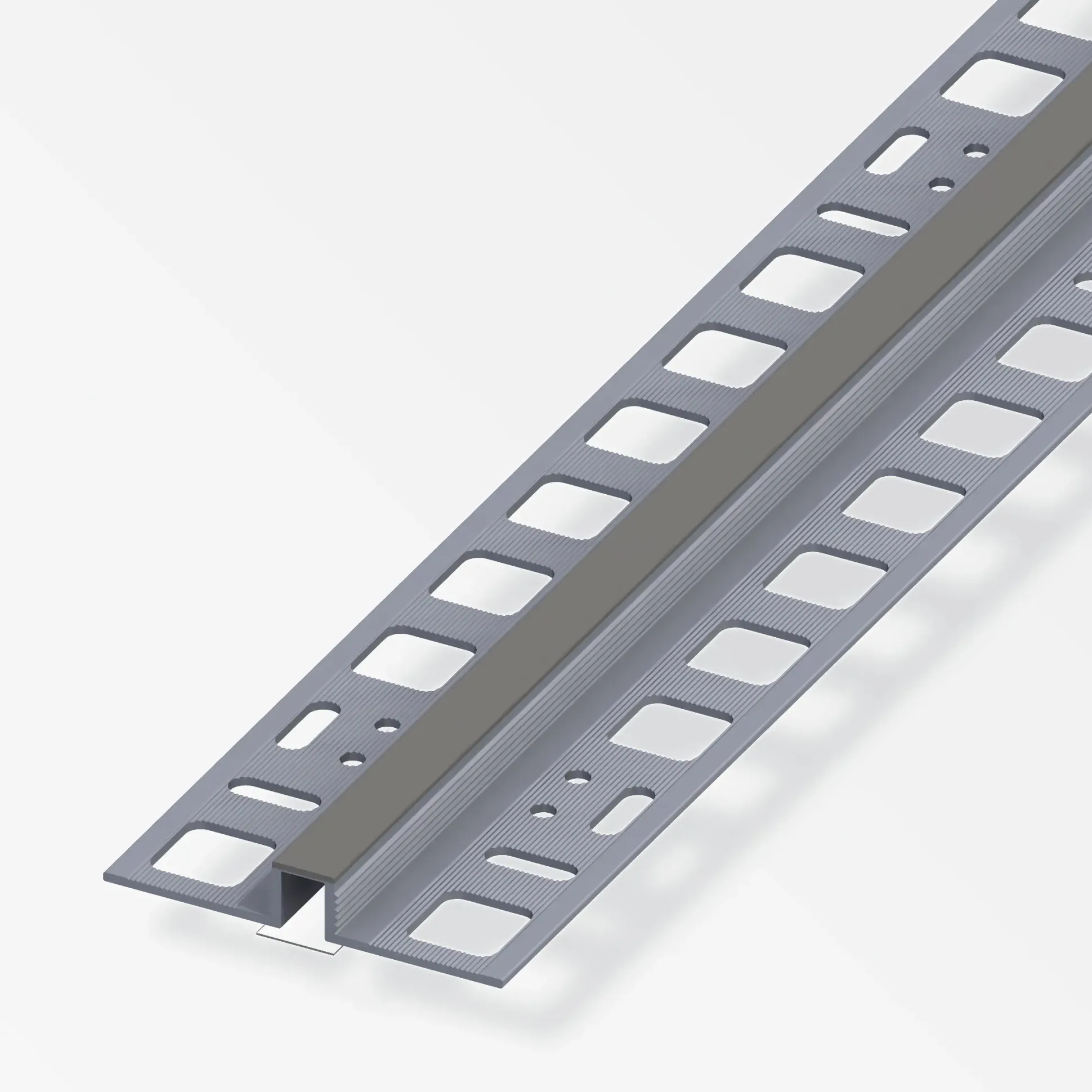 alfer Dehnfuge 2.5 m, 10 x 8 x 21 mm PVC (Kunststoff) glatt betongrau