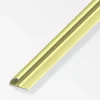 alfer Einfassprofil 1 m, 26 x 13 mm Aluminium eloxiert messing