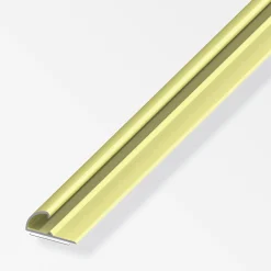 alfer Einfassprofil 1 m, 26 x 13 mm Aluminium eloxiert messing