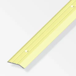 alfer Flachabschlussprofil 1 m, 30 x 5 mm Aluminium eloxiert messing