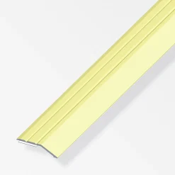 alfer Flachabschlussprofil 1 m, 30 x 5 mm Aluminium eloxiert messing