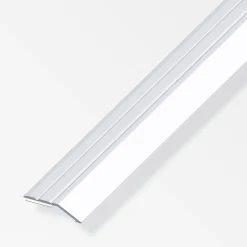 alfer Flachabschlussprofil 1 m, 30 x 5 mm Aluminium eloxiert silber