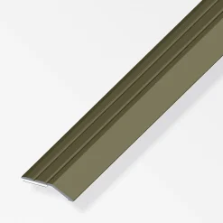 alfer Flachabschlussprofil 1 m, 30 x 5 mm Aluminium eloxiert bronze