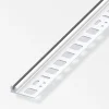 alfer Kunststoff-Träger-Profil + alfer®-fix 2 m, 8.5 x 30 mm weiss