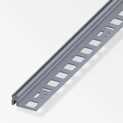 alfer Kunststoff-Träger-Profil + alfer®-fix 2 m, 13.5 x 30 mm grau