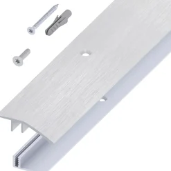 alfer Niveauausgleichs- Träger-Profil 1 m, 45 x 7 - 15 mm grau