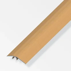 alfer Niveauausgleichs-Profil 1 m, 40 mm Alu beschichtet sublimiert buche