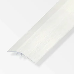 alfer Niveauausgleichs-Profil 2 m, 56 mm Alu eloxiert Edelstahl Optik