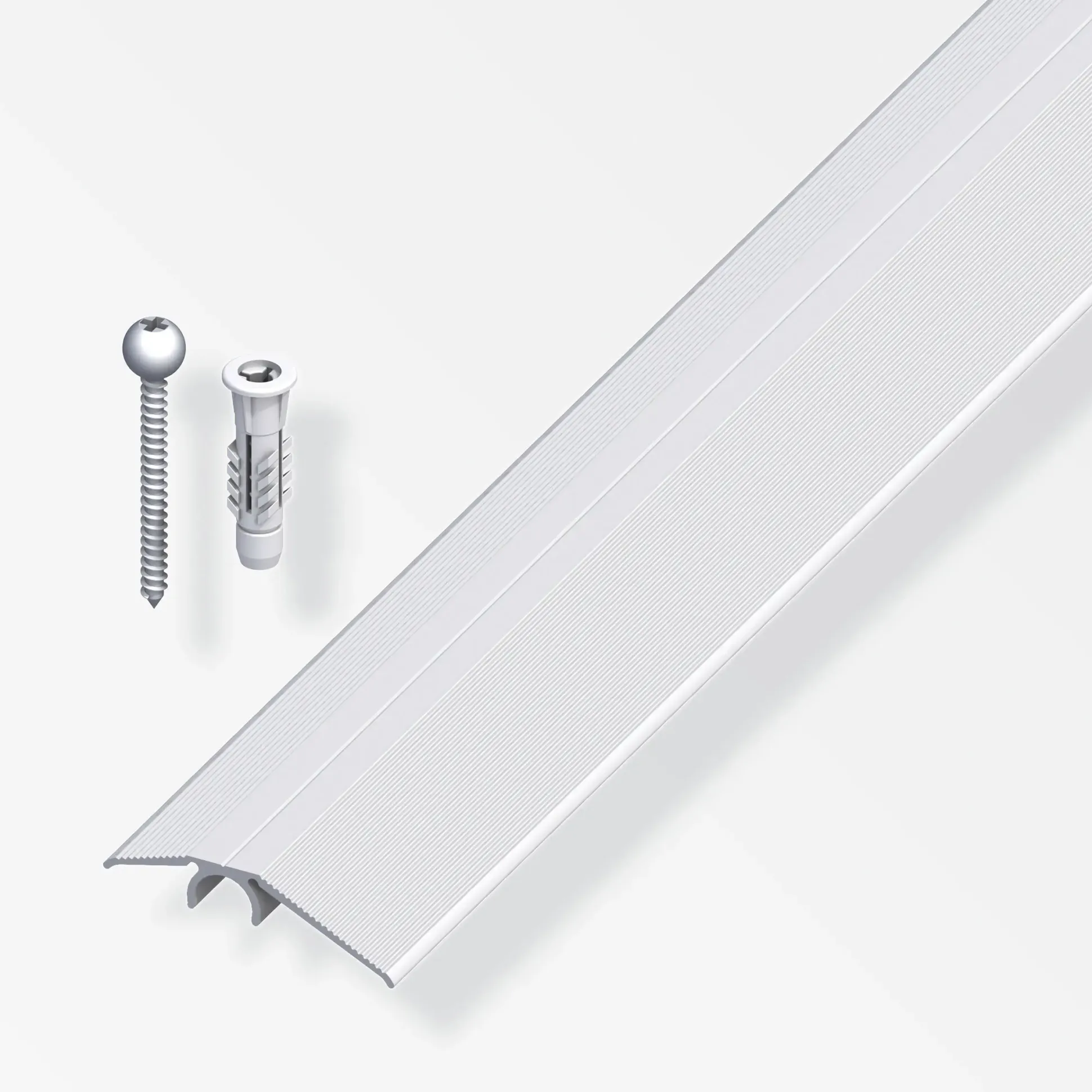 alfer Niveauausgleichs-Profil + Dübel-System 0.9 m, 40 mm, Alu, silber