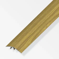 alfer Niveauausgleichs-Profil 1 m, 40 mm Alu beschichtet sublimiert eiche
