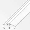 alfer Niveauausgleichs-Profil 1 m, 40 mm Aluminium eloxiert gebürstet grau